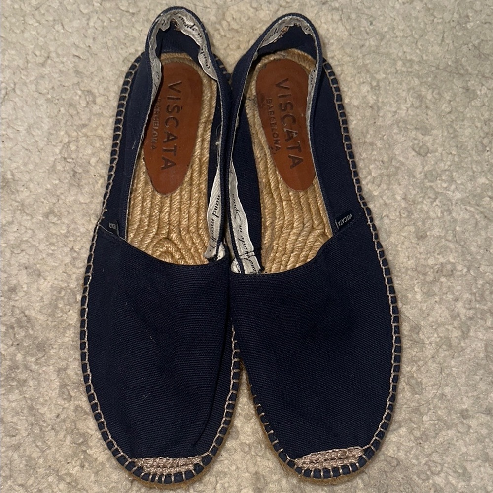 Viscata Barcelona Navy Espadrilles